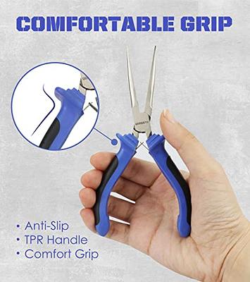 4.5 Inch Mini Precision Needle Nose Pliers for Jewelry Making, 16-Pack,  16-Pack