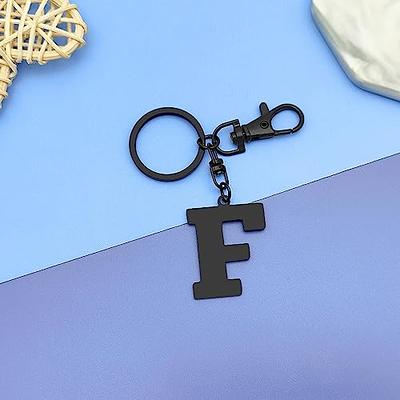  Initial Gift for Men Letter A Keychain Alphabet Gift