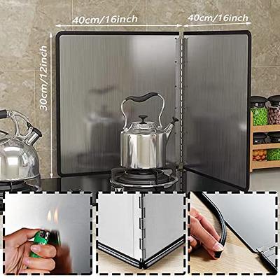 Foldable Stove Splatter Guard Grease Shield Nonstick Oil Stove