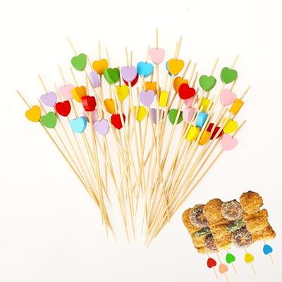 BambooMN Brand - Premium Flat Style Bamboo Wood BBQ Kebab Meat and Fruit  Food Skewers, 11.8 - 300 pcs