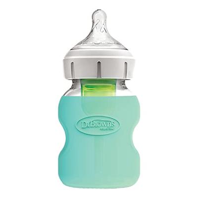 8oz Glass Baby Bottle with Silicone Sleeve | Lifefactory Mint