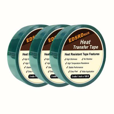 2 Rolls 10mm X 33m 108ft Clear Heat Tape, Heat India