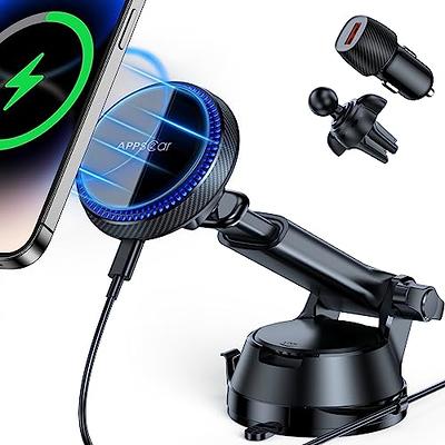 APPS2Car for MagSafe Car Charger Mount, 15W Wireless Car Charger