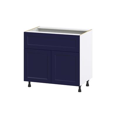 allen + roth Aveley 36-in W x 34.5-in H x 24-in D Linen Drawer Base Fully  Assembled Cabinet (Flat Panel Door Style) in the Kitchen Cabinets  department at