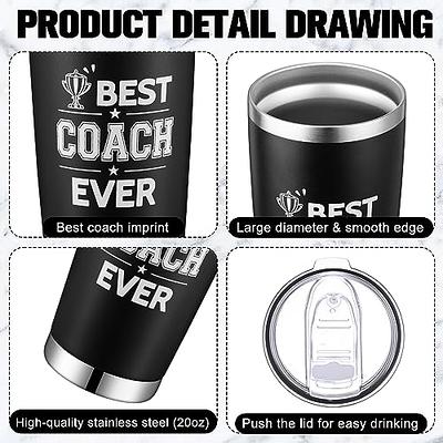  Eaasty Coach Gifts for Men Best Coach Tumbler Includes