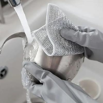 Multipurpose Wire Dishwashing Rags For Wet And Dry Cleaner Dish