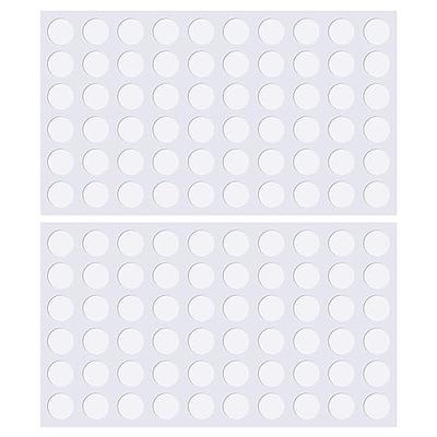 Double-Sided Adhesive Dots Transparent,Double-Sided Tape Stickers Round  Acrylic No Traces Adhesive Sticker Waterproof Adhesive Dots Sticker for  Craft