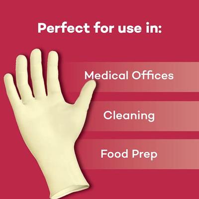 Dynarex Sterile Latex Surgical Gloves Size 8 & Powder-Free Offers Superior  Protection & Comfort for