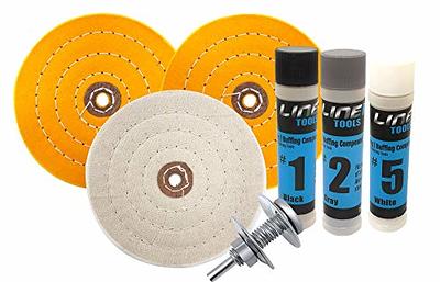 CORHAD 1 Set Polishing Wheel Kit Polisher Buffer Wheels polishing Wheel  disc car buffers and Polishers kit Buffing polishing pad waxing Drill Pads  car