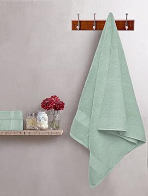  Belizzi Home 8 Piece Towel Set 100% Ring Spun Cotton, 2 Bath  Towels 27x54, 2 Hand Towels 16x28 And 4 Washcloths 13x13