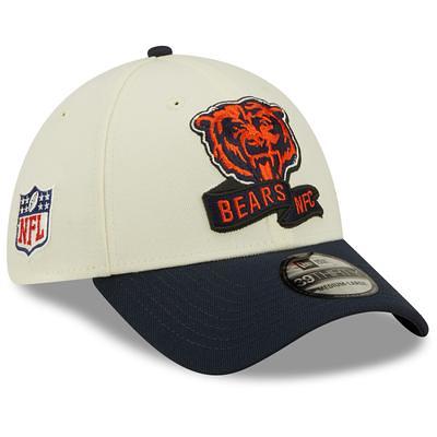 Men's New Era Cream/Navy Chicago Bears 2022 Sideline - 39THIRTY 2-Tone Flex  Hat