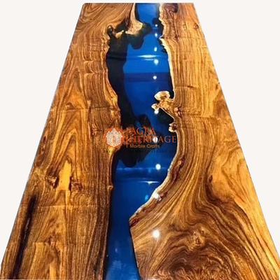 Resin Table Top, Epoxy Coffee Epoxy Acacia Wooden Custom River