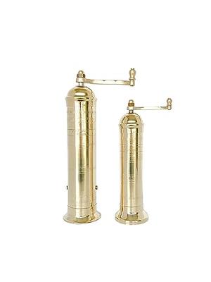 European Brass Pepper Mill