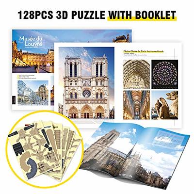 3D Puzzles for Kids Ages 8-10 - Notre Dame de Paris Gifts for 10