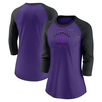 Colorado Rockies Fanatics Branded Women's Wordmark Tri-Blend V