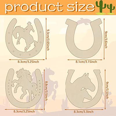 2 pcs horse shoes for decorations