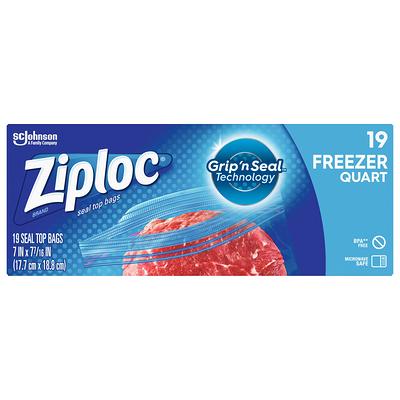 Ziploc 38-CT ZIPLOC FREEZER BAG QT at