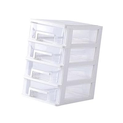 Transparent Desktop Organizer Boxes Small Storage Drawers