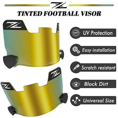 ZIXIOYS Tinted Football Visor, Fits Youth and Adult Football Helmets