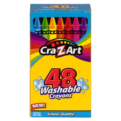 Cra-Z-Art 48 Count Multicolor Washable Crayon, Children to Adult