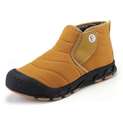 Dacomfy Mens Winter Boots Fur Lined Snow Boots Water-resistant Outdoor Slip  on Sneakers Anti-Slip Warm Winter Shoes - Yahoo Shopping