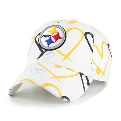 Women's '47 Black Pittsburgh Steelers Millie Clean Up Adjustable Hat