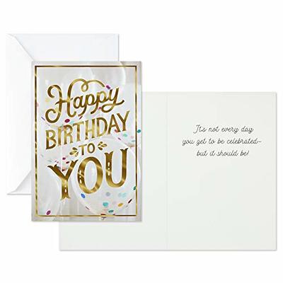 Hallmark Birthday Cards Assortment, Happy Cake Day (12 Cards with Envelopes)