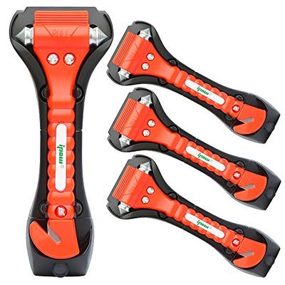 3-in-1 Compact 5 Emergency Window Punch, Hammer & Seat Belt Cutter