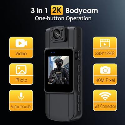  128GB Body Camera with Audio and Video Recording