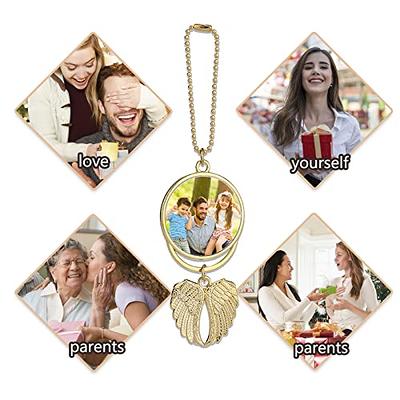 Custom Photo Car Hanging Ornaments - Double Sided Full Color Car Photo  Frame Picture Holder Car Rear View Mirror Charm Colgantes para Carros  Personalizados Hombre (Silver, Gold) - Yahoo Shopping