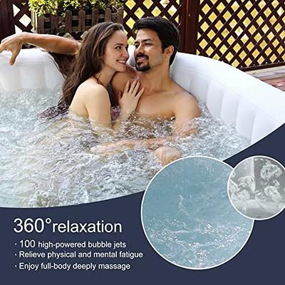 Portable Whirlpool Bathtub, Bubble Spa Massage Bathtub