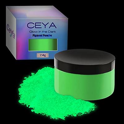 Glow in the dark Mica powder (0.35oz)- $45 each These glow in the dark  powder can be used for slime, nail art, epoxy resins, bath bombs,…