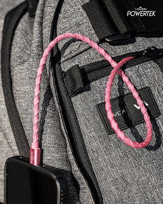 Liquipel Powertek iPad & iPhone Charger Cable, Fast Charging 6ft MFI  Certified Lightning to USB Cord, Diamond Shine Pink 