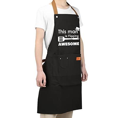 Christmas Gifts For Men, Women, Father's Day Gifts, Gifts for Dad, Husband,  Boyfriend, Brother, Mom, Wife, Girlfriend, Unique Birthday Gifts, Humor  Apron for friends,Bff, Kitchen Chef Aprons Baking Gifts