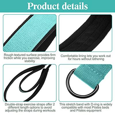 2PCS Pilates Double Loop Straps Hands Feet Fitness Band Home Yoga Handle  Straps