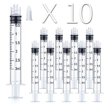 3 pcs 100ml Syringes with 14G 1.0'' Blunt Tip Needles and Storage