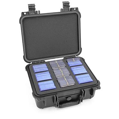 CASEMATIX Waterproof Toploaders Storage Box Fits 315 3 x 4 35pt