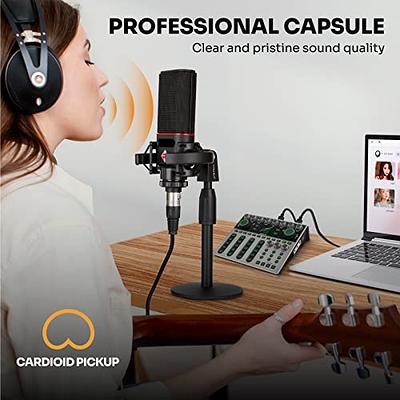XLR Condenser Microphone, TONOR Professional Cardioid Studio Mic