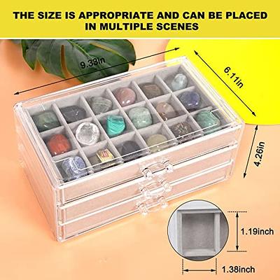 Acrylic Display Case with 5 Tiers for Collectibles, Figures, Rock  Collection, Wall Mountable (Clear Acrylic, 14 in)