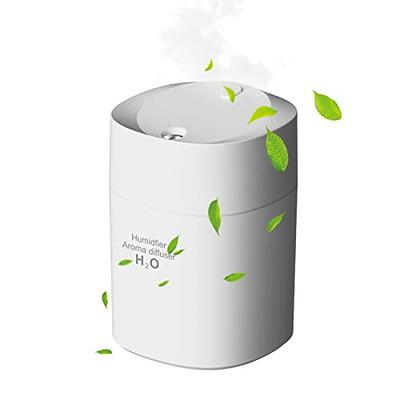 Portable Small Humidifier, 400ml Mini Baby Humidifier, Desktop Portable Air  Humidifier for Bedroom Plants Travel Car Office, Super Quiet, Auto