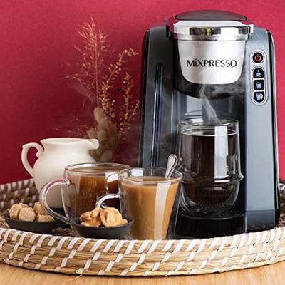  CHULUX Single Serve Coffee Maker, One Cup Coffee Brewer for K  Cup & Ground Coffee, 5 to 12oz Brew Sizes in Mins, Auto Off Function,  Portable Coffee Machine for Home, Office