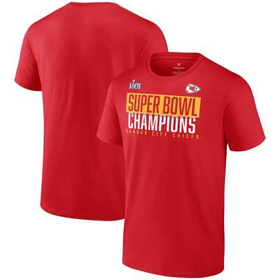 Men's Fanatics Branded Red Tampa Bay Buccaneers Super Bowl LV Champions Iconic Roster T-Shirt