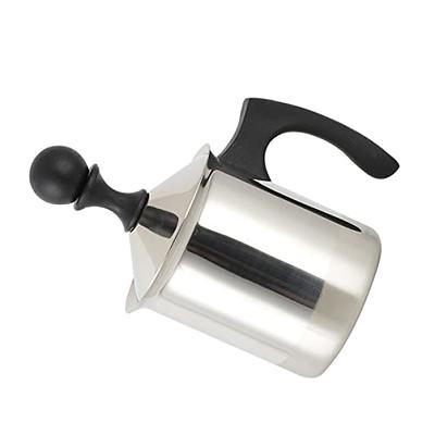 Dailyart Milk Frothing Pitcher 8 Oz/250ml - 304 Stainless Steel Milk  Frother Cup with Special Dripless Spout and Scale, Espresso Machine  Accessories