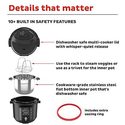 Instant Pot Pro 10-in-1 Pressure Cooker, Slow Cooker, Rice/Grain