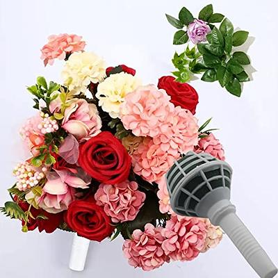 Arlai 4 Pcs Floral Foam Holder Flower Wedding Bouquet Holder Bridal Handle  Bouquet with 50 Pcs Flower Straight Pins and 20 Sheets Gift Wrap Tissue for  Bride Faux Flowers - Yahoo Shopping