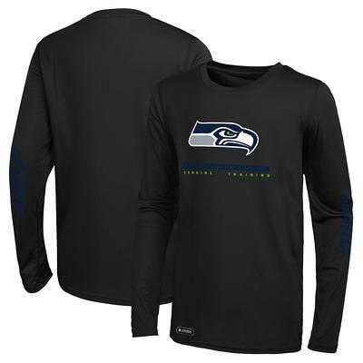 Men's NFL x Staple Black Seattle Seahawks World Renowned Long Sleeve T-Shirt