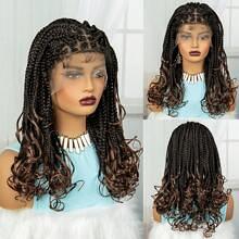  Alebery 36 Full Lace Knotless Box Braided Wigs for