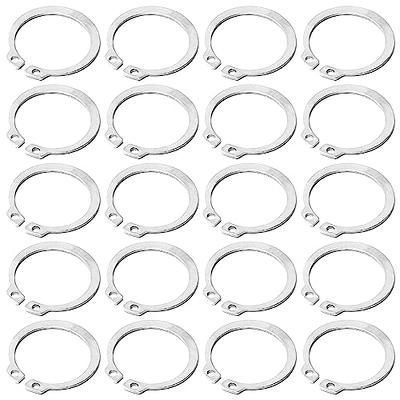 Aicosineg 20pcs 38mm 304 Stainless Steel External Circlips C-Clip