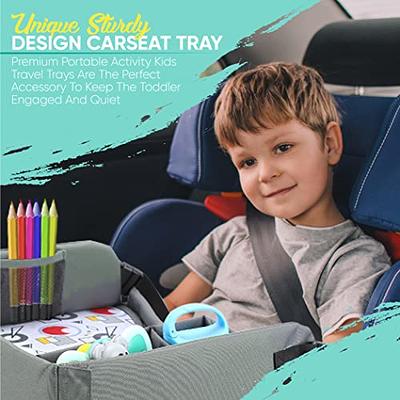 Kids Travel Tray - Car Seat Tray or Table as Road Trip Essentials