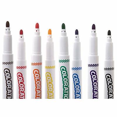 Colorations Washable Mini Markers, 200 Markers, 10 Colors, Coloring, Paper,  Kids, Drawing, Bold Colors, Classroom, Pre-school, Art Supplies, School